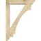 Ekena Millwork Imperial Slat Rough Sawn Bracket w/ Offset Brace, Douglas Fir, 6"W x 30"D x 42"H BKT0604X30X42IMP06RDF - alternate 4